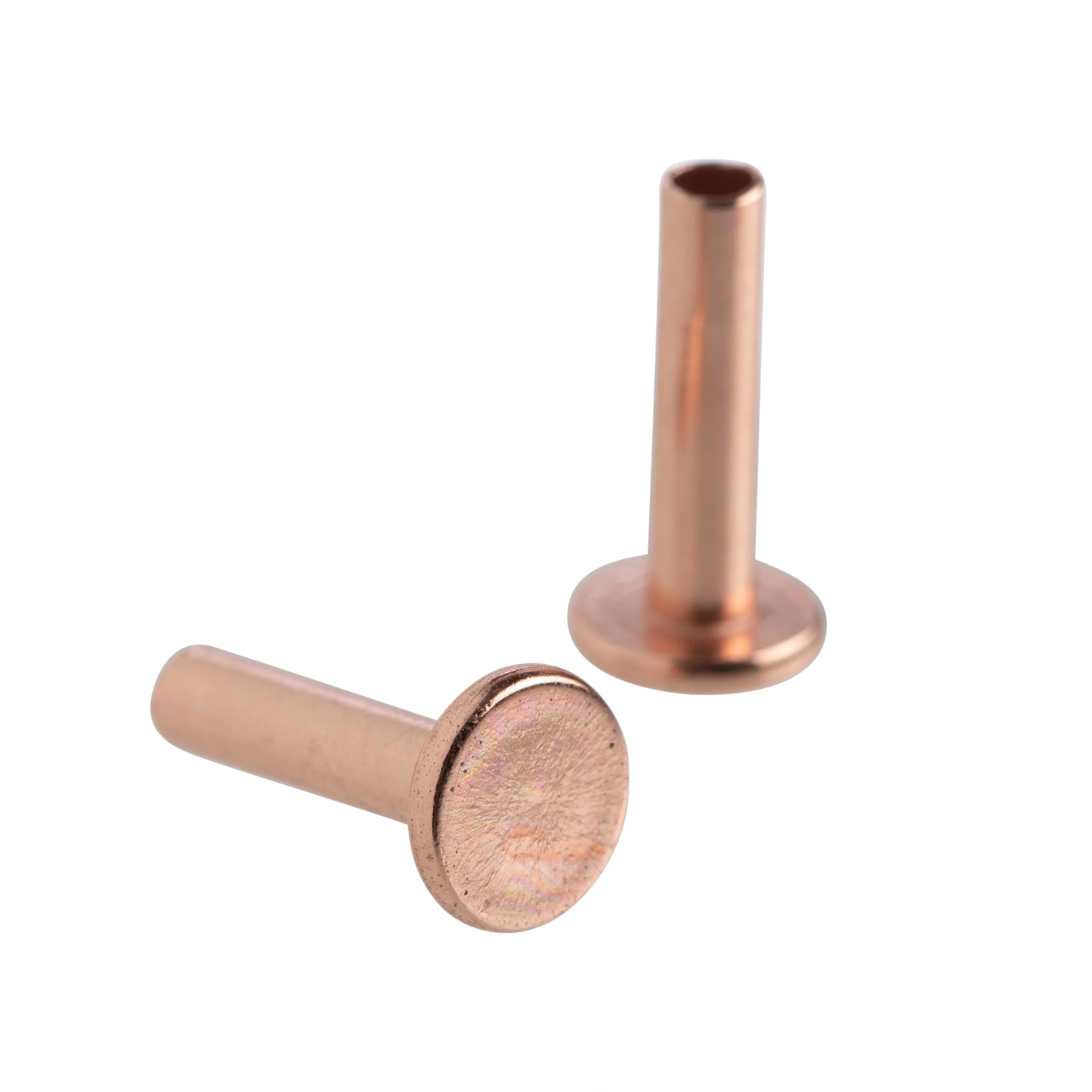 Tubular Rivets 9/16" Copper Plate 100 Pack - Image 4