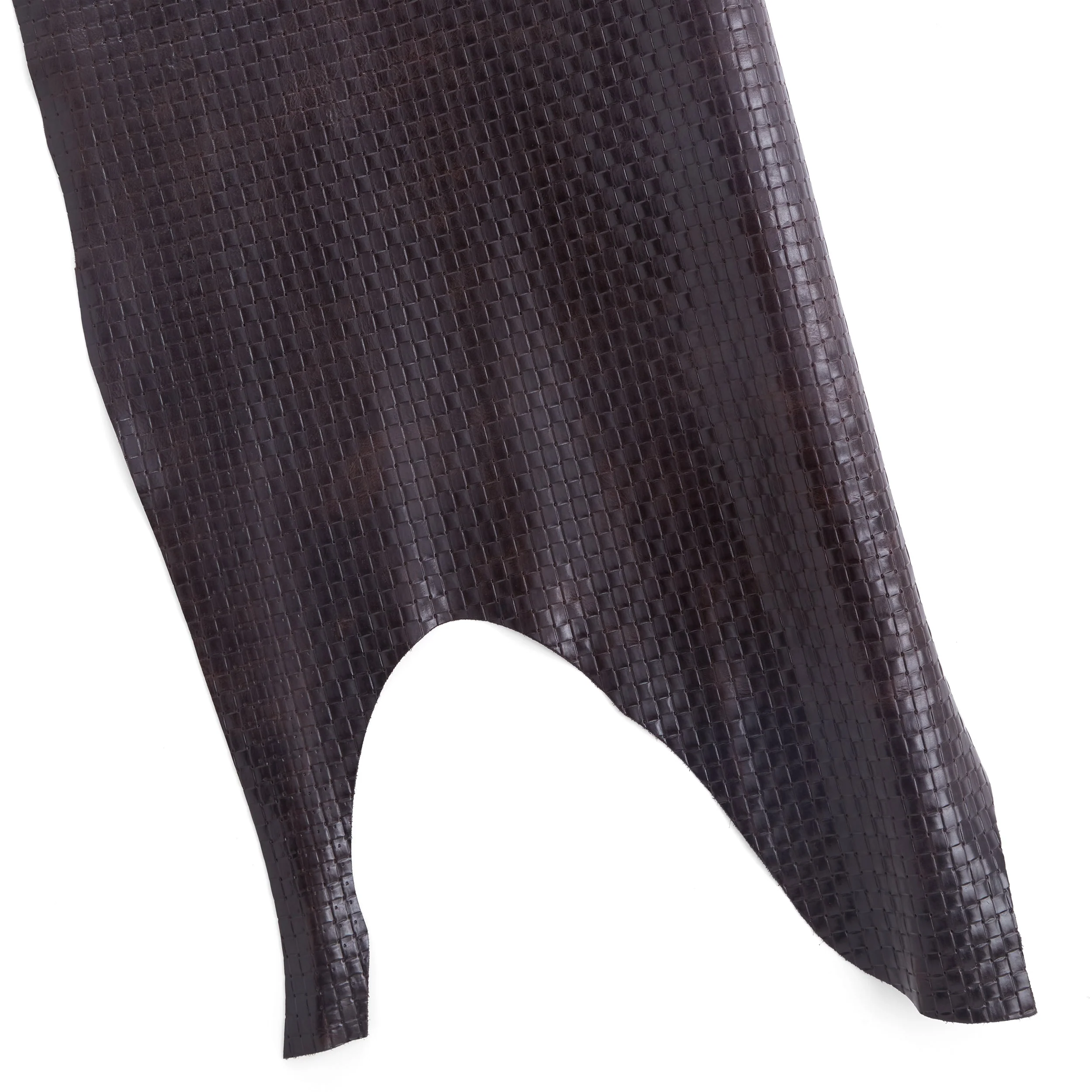 Woven Embossed Veg-Tan Single Shoulder Brown - Image 2