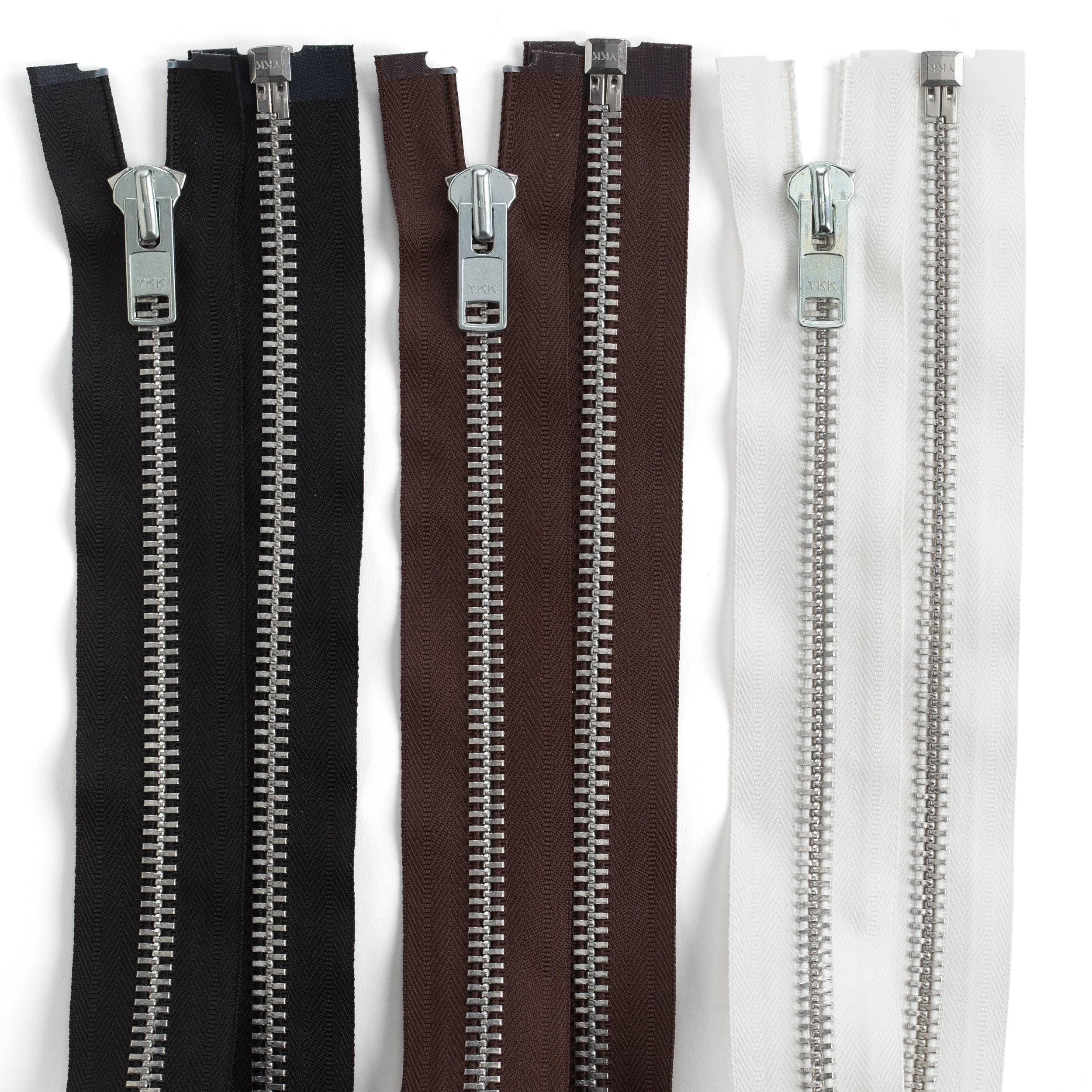 YKK #10 Aluminum Complete Chap Zipper