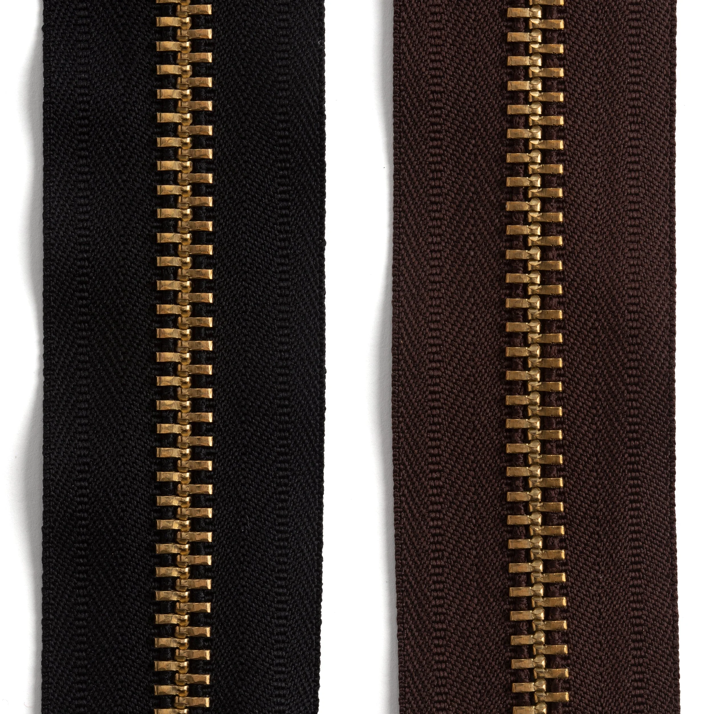YKK #10 Brass Zipper Tape by the Yard