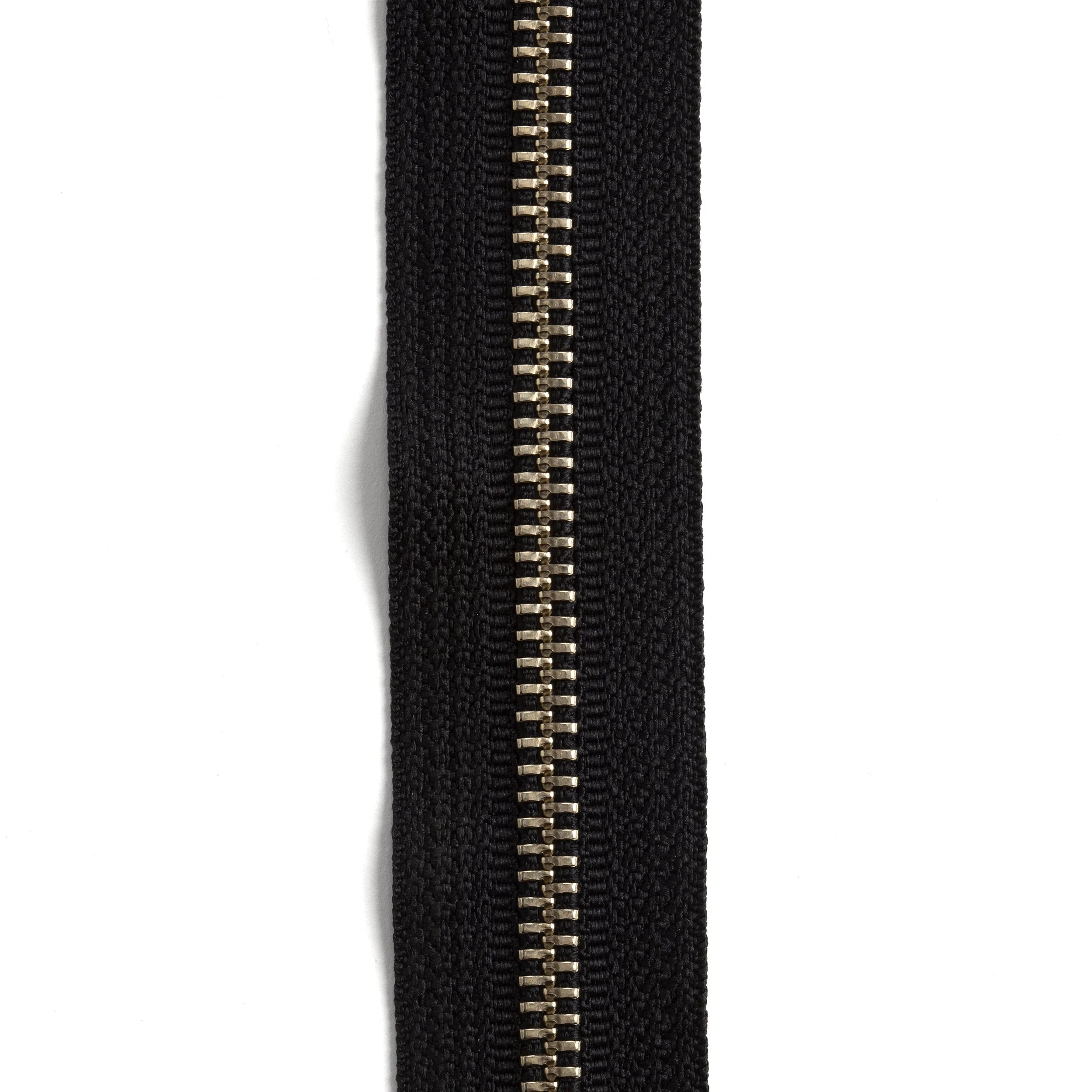 YKK #5 Nickel Plate Zipper Tape by the Yard