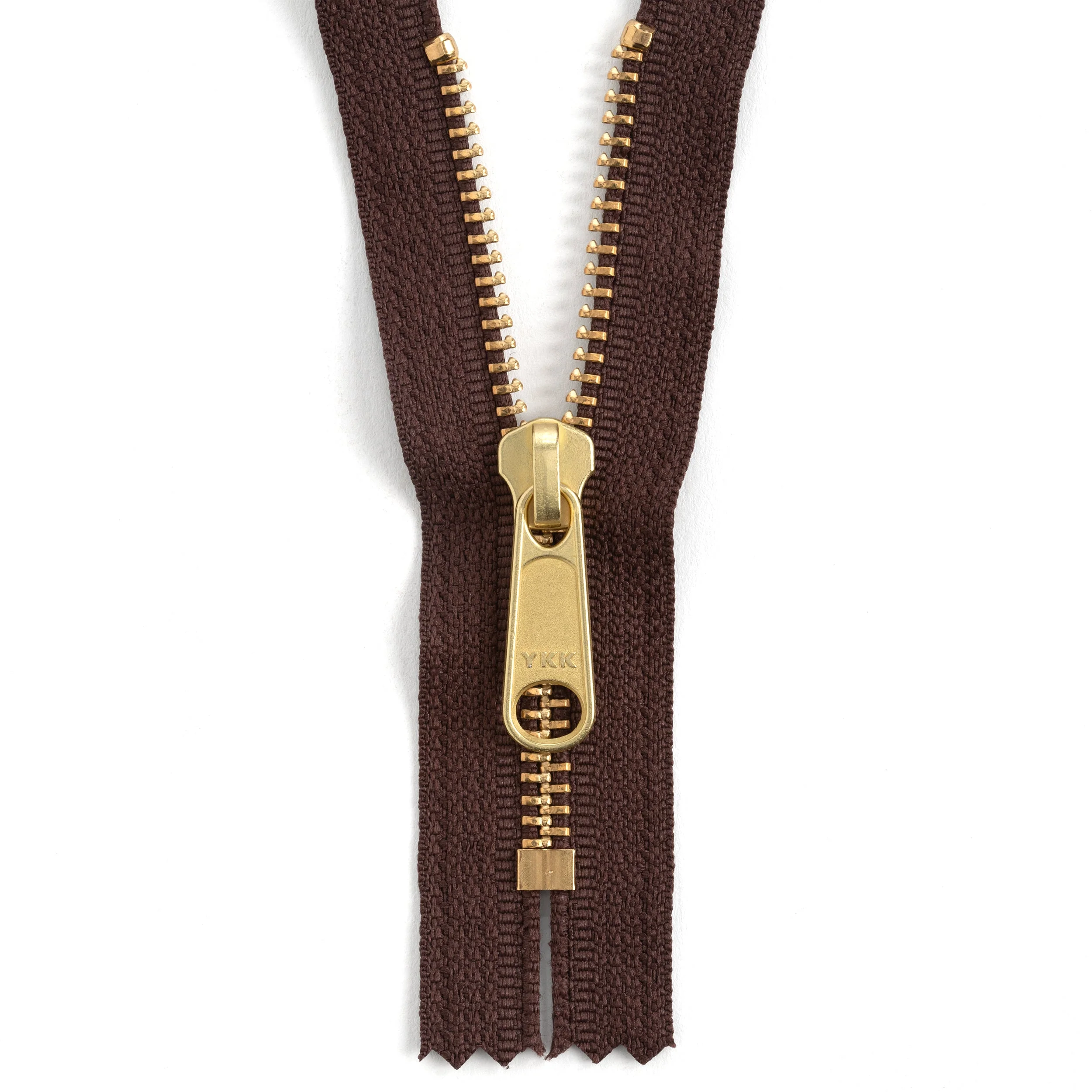 YKK #5 Brass Complete Zipper - Image 12